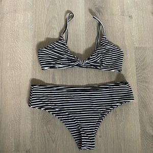 Mikoh suit. Small top. Medium bondi bottoms.